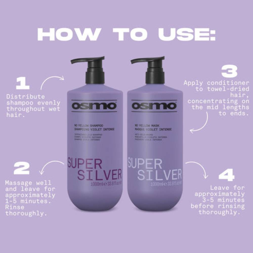 Osmo Super Silver Shampoo & Mask Duo 1L