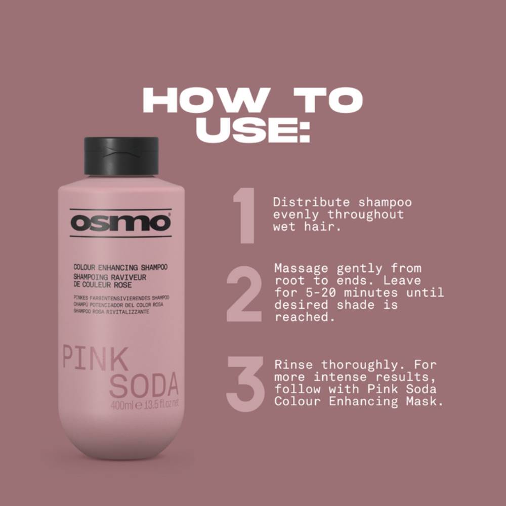 Osmo Pink Soda Shampoo & Mask Duo 1L