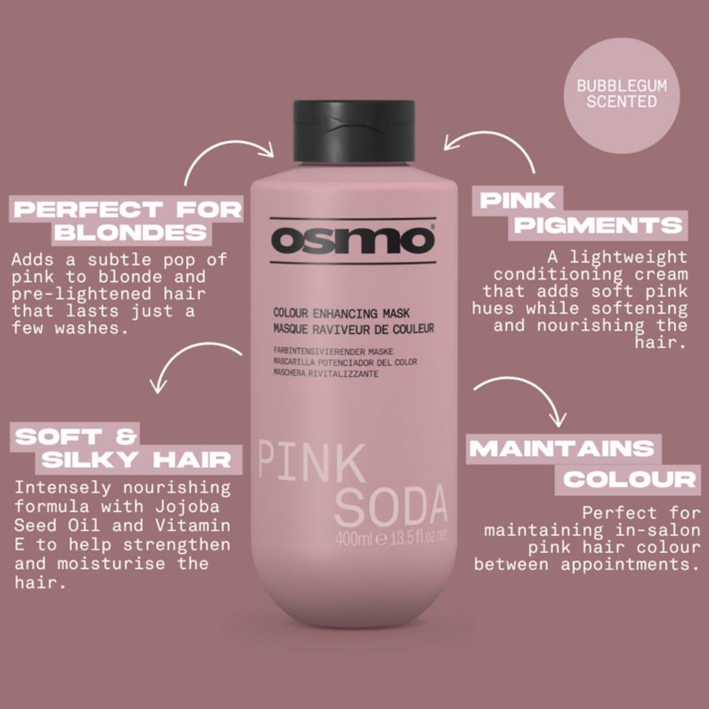 Osmo Pink Soda Shampoo & Mask Duo 1L