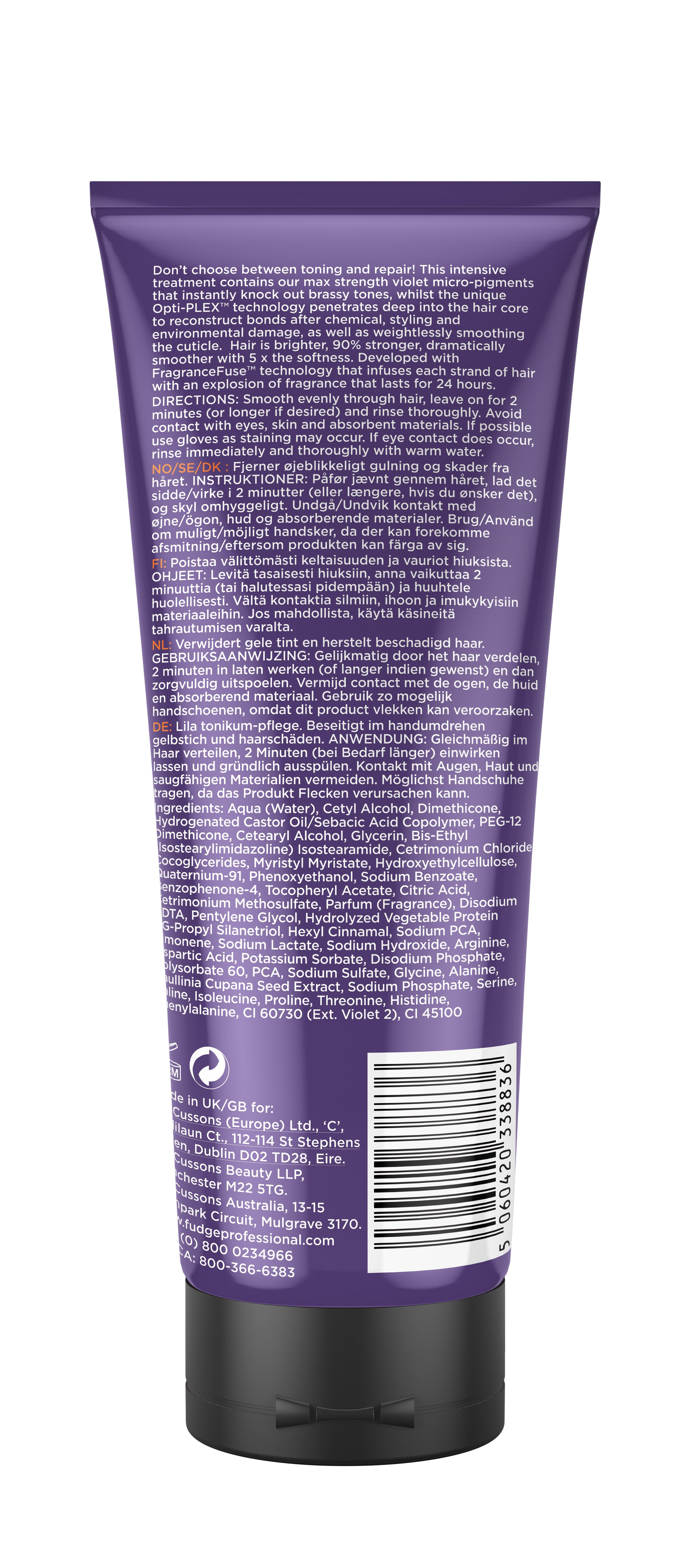 Fudge Clean Blonde Damage Rewind Violet-Toning Treatment 200ml