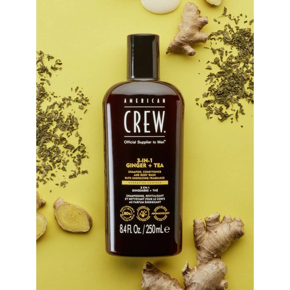 American Crew 3-In-1 Ginger + Tea 250ml