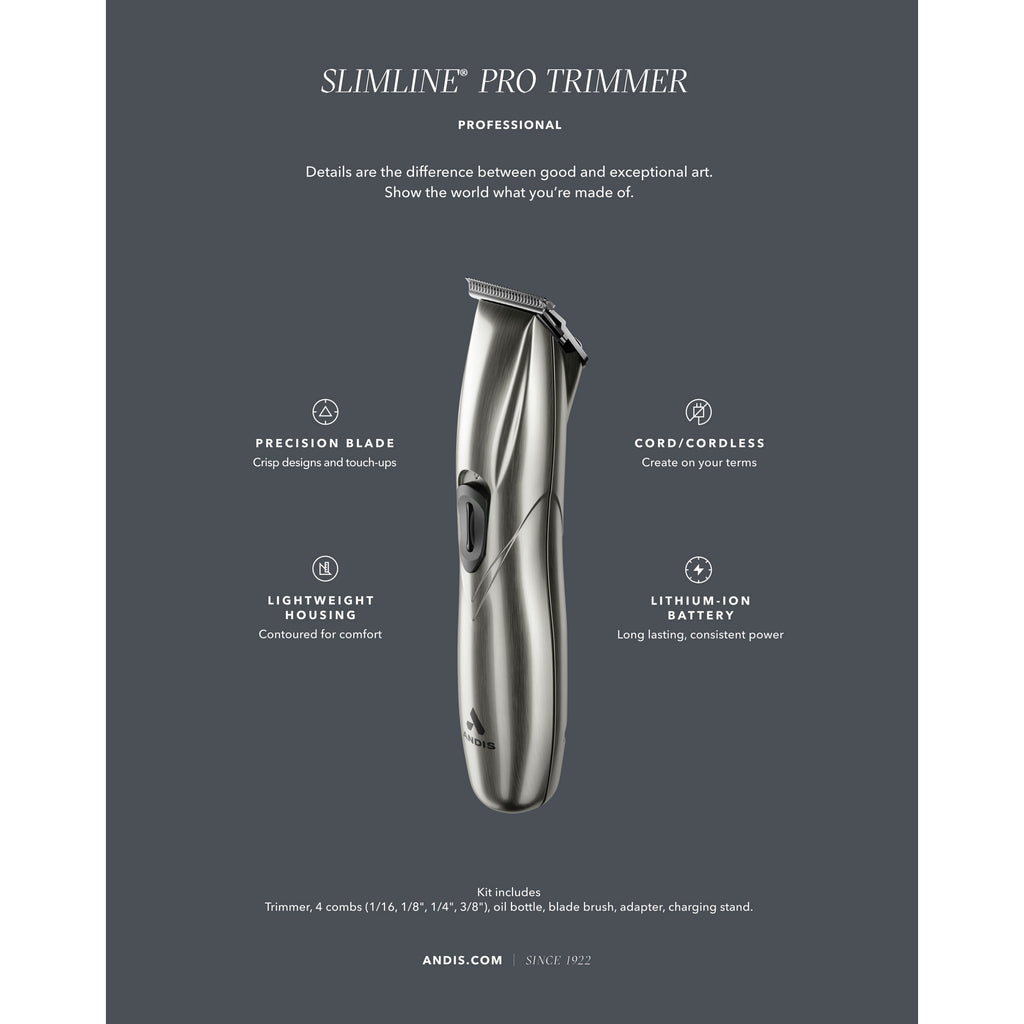 Andis Slimline Pro Li (D8) Cordless Trimmer