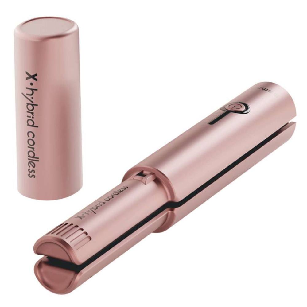 Gamma+ X-Hybrid Cordless Hair Straightener Rose Gold