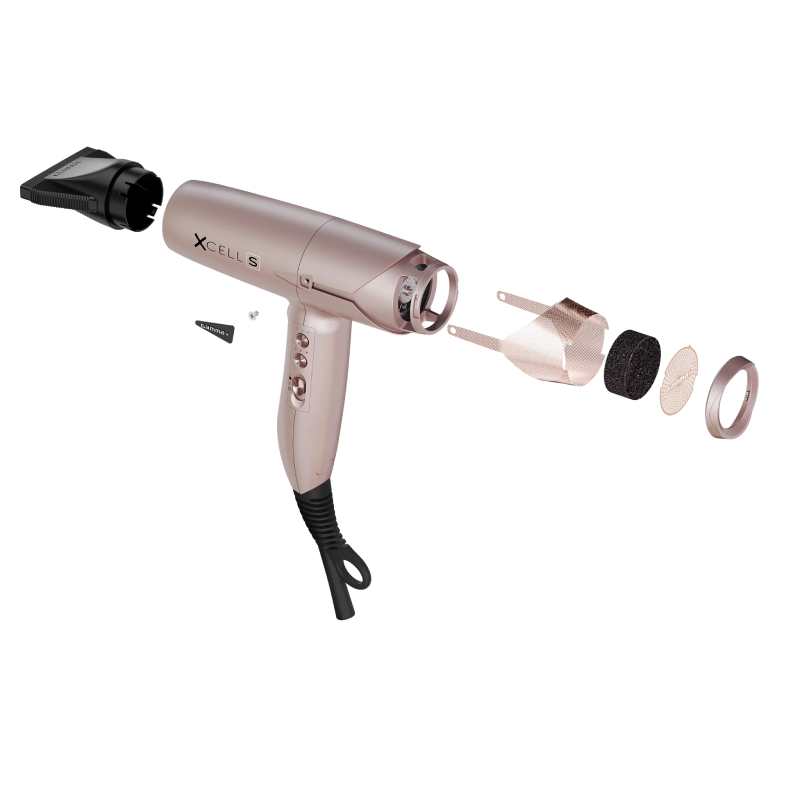 Gamma+ XCell S Hair Dryer - Rose Gold