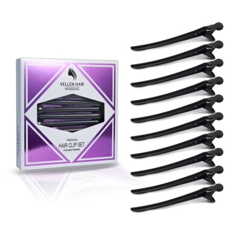 Vellen Premium Super Sectioning Clips Black (10)