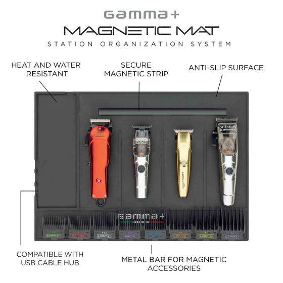 Gamma+ Magnetic Mat & Charging Station Organisation System