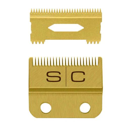 StyleCraft Slim Deep Tooth Fade Blade Set Gold
