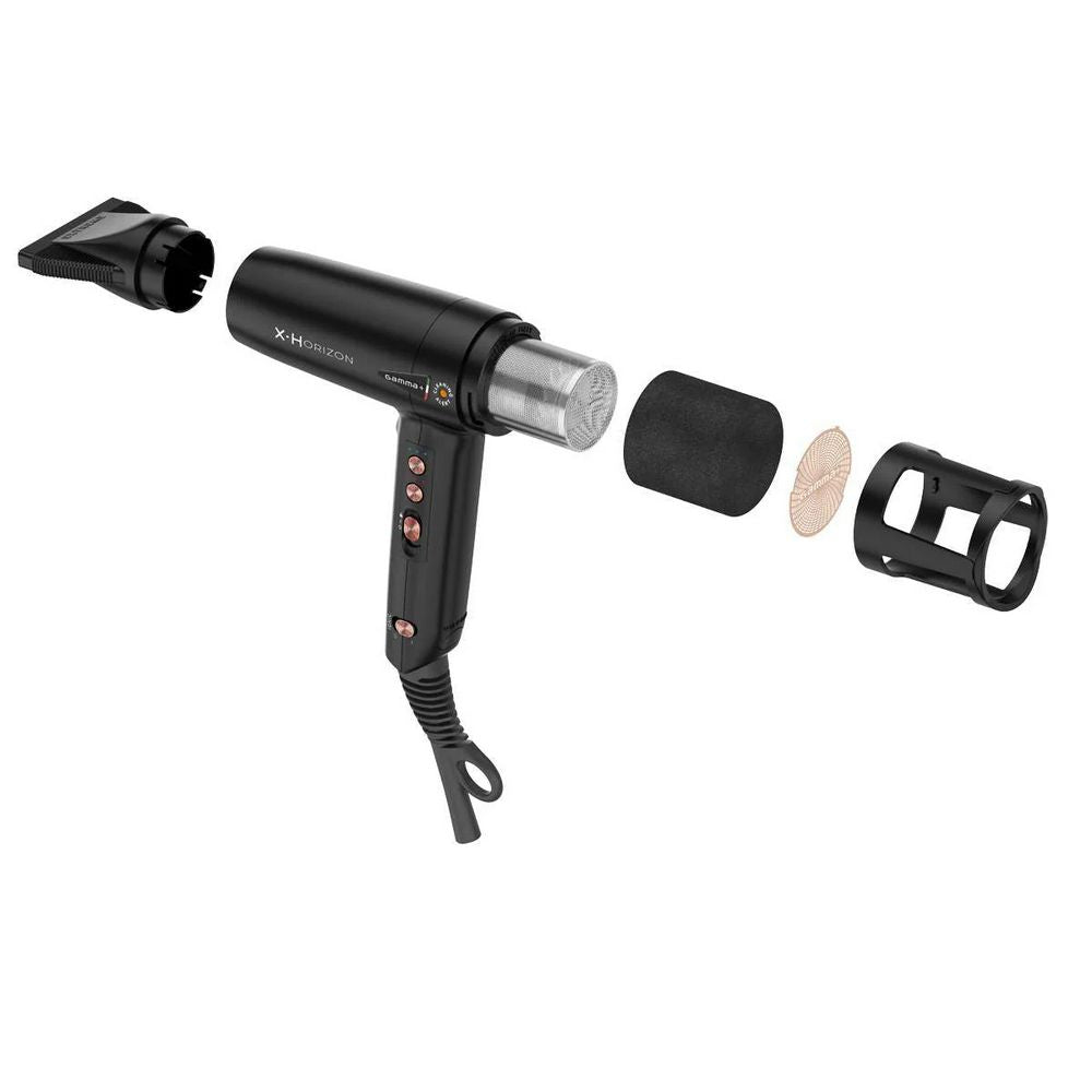 Gamma+ X-Horizon Hairdryer Black