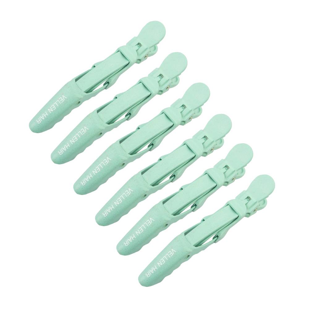 Vellen Alligator Clips Hair Slides Eco Mint (6)