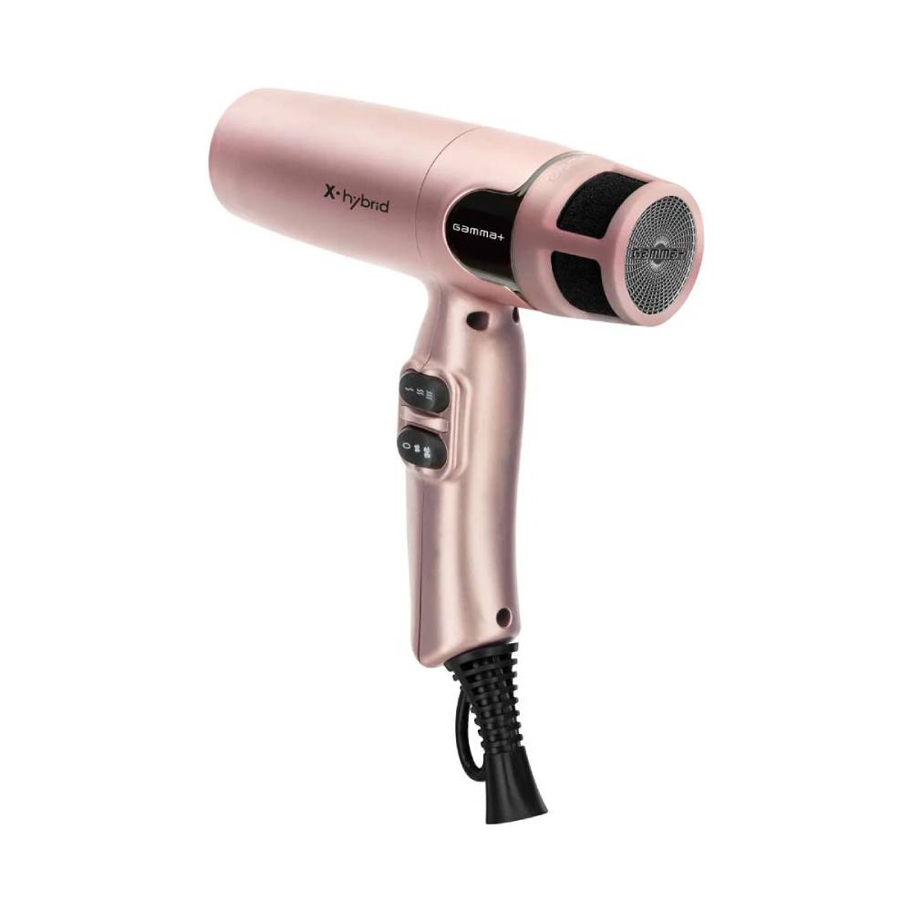 Gamma+ X-Hybrid Hairdryer Rose Gold