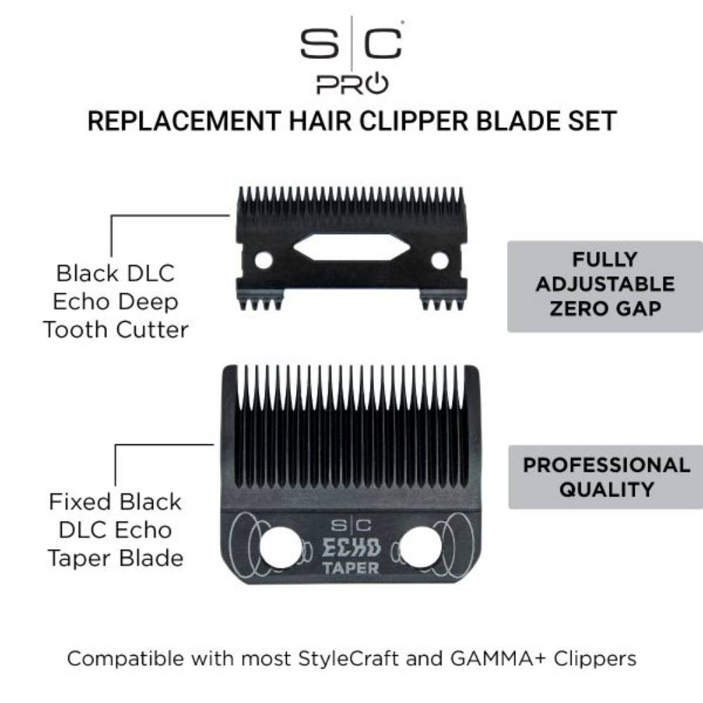 StyleCraft Echo Taper Blade & Deep Echo Cutting Blade