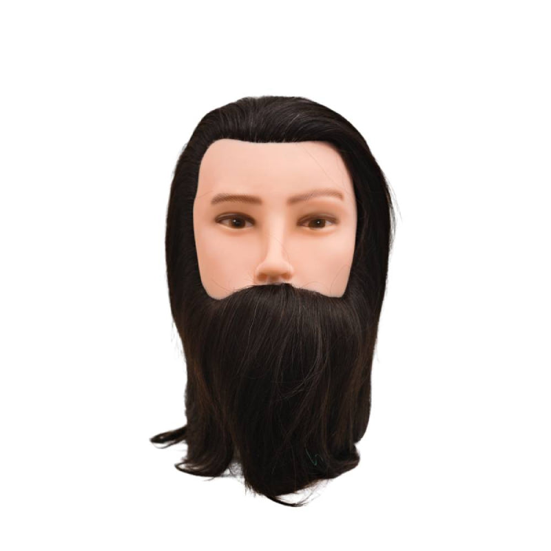 Mens Training Head with Beard