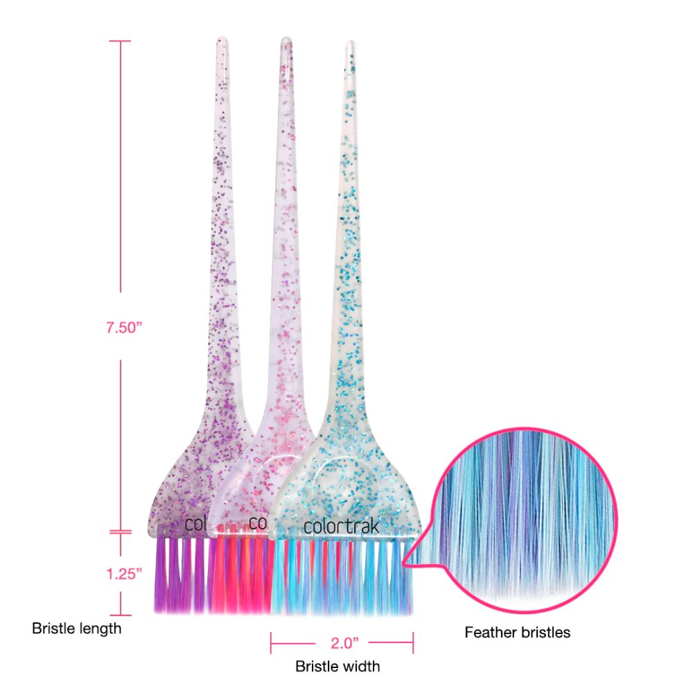 Colortrak Color Brushes Multi Glitter (3)