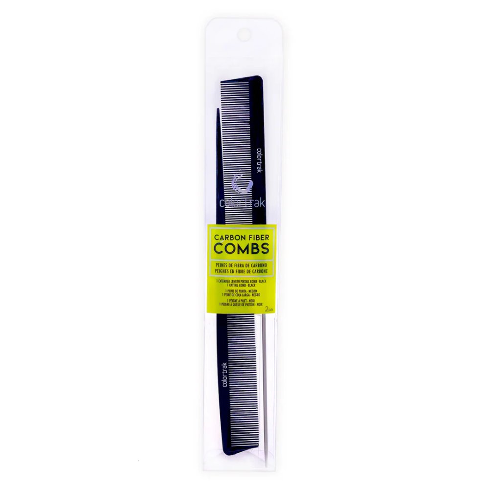 Colortrak Carbon Fiber Combs Black (2)