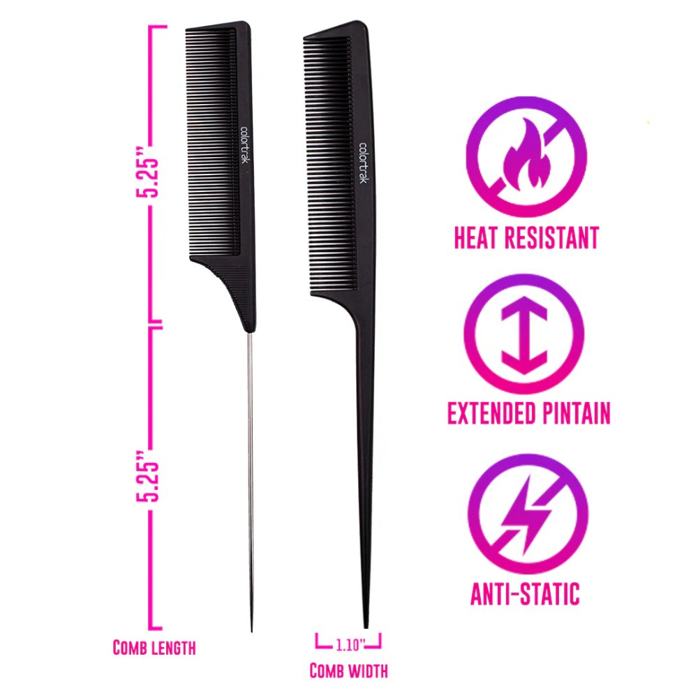 Colortrak Carbon Fiber Combs Black (2)