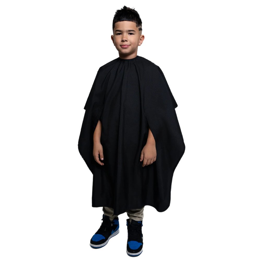 Barber Strong Junior Hands Free Barber Cape Black