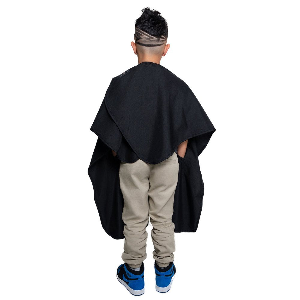 Barber Strong Junior Hands Free Barber Cape Black