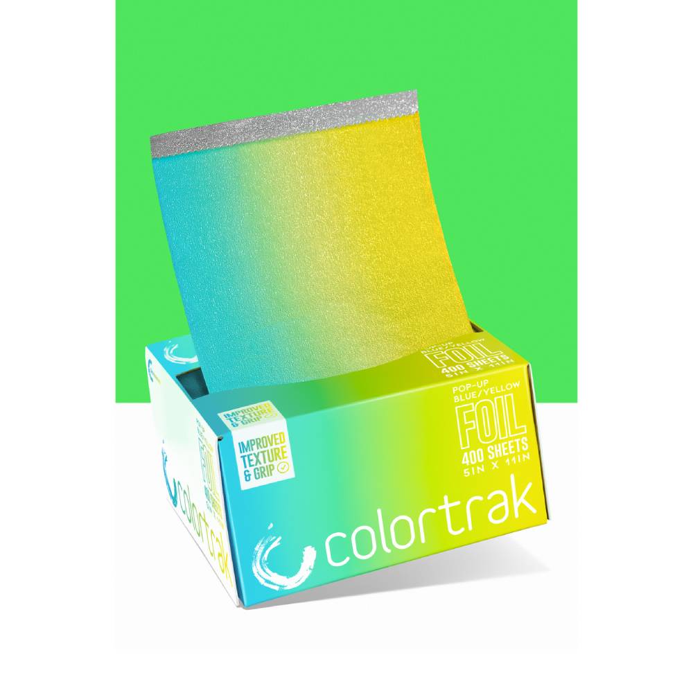 Colortrak Gradient Blue/Yellow 5x11 Pop Up Foil (400 Sheets)