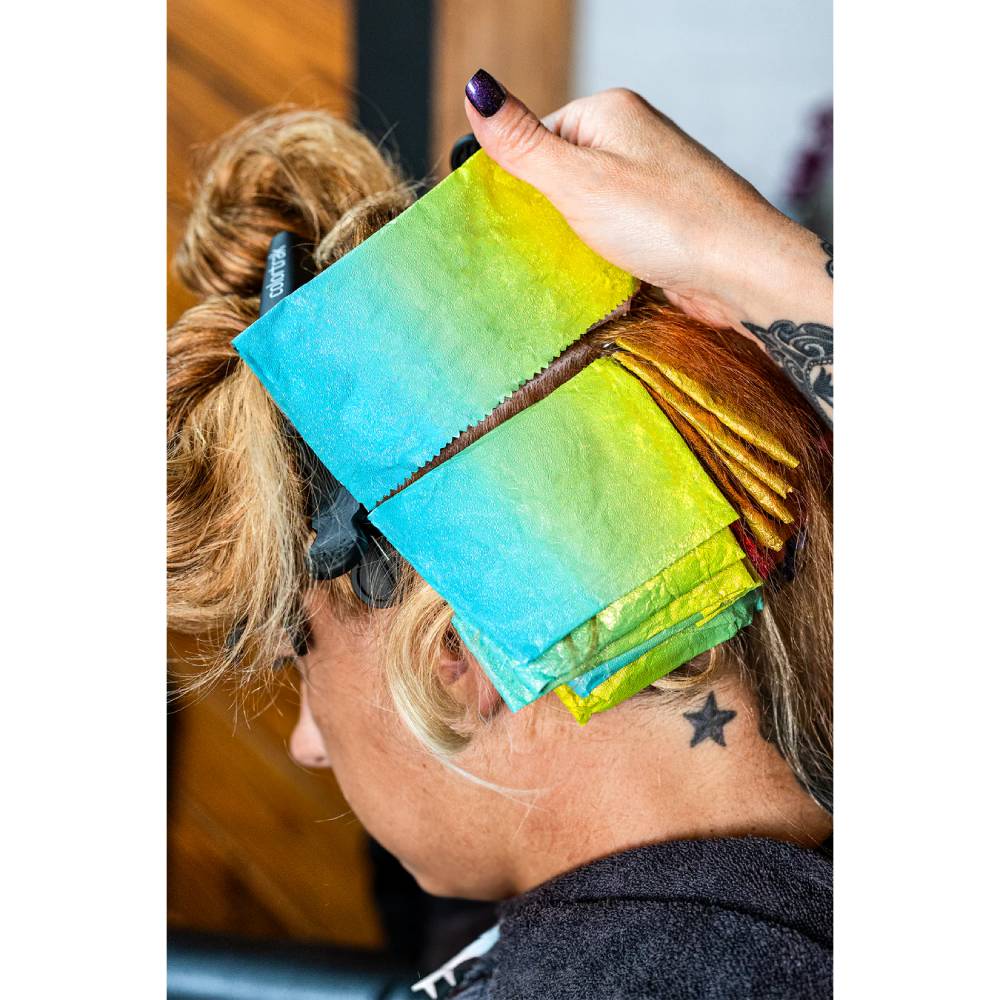 Colortrak Gradient Blue/Yellow 5x11 Pop Up Foil (400 Sheets)