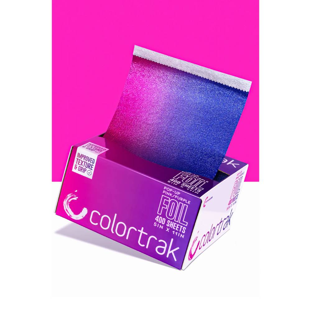 Colortrak Gradient Pink/Purple 5x11 Pop Up Foil (400 Sheets)