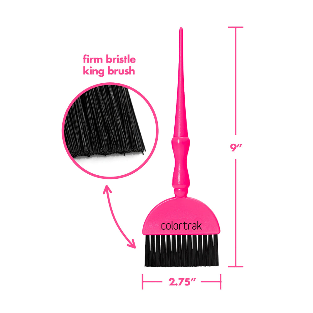 Colortrak Wand Brushes King & Queen - Electric Pink (3)