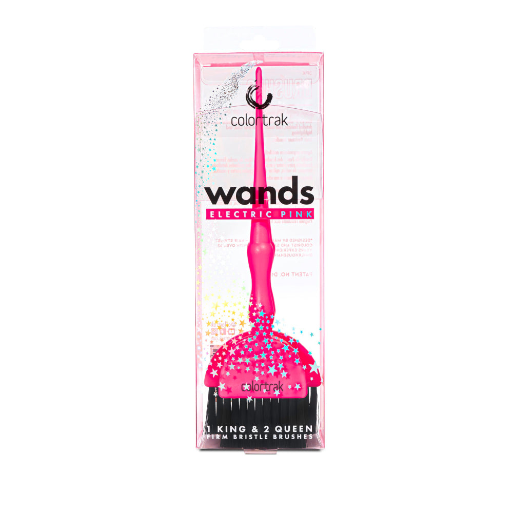 Colortrak Wand Brushes King & Queen - Electric Pink (3)