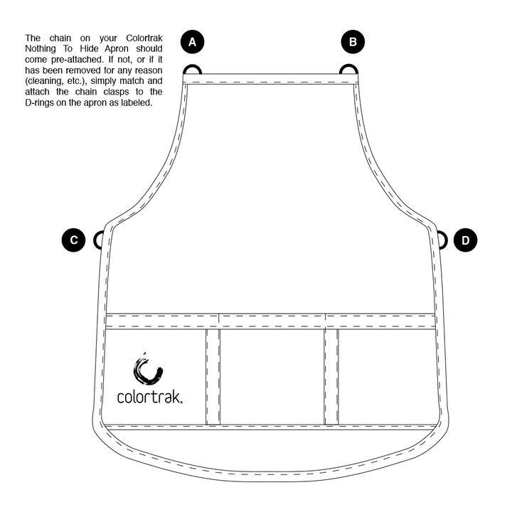 Colortrak Nothing To Hide Pinky Promise All-Purpose Vinyl Apron