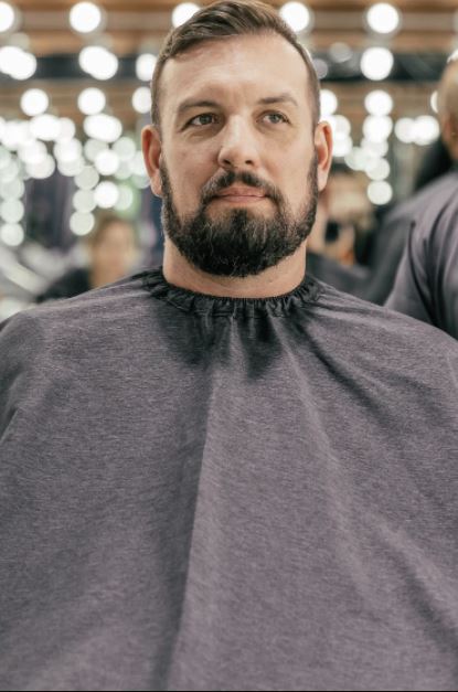 Barber Strong The Barber Cape Classic Collection Gunmetal Grey