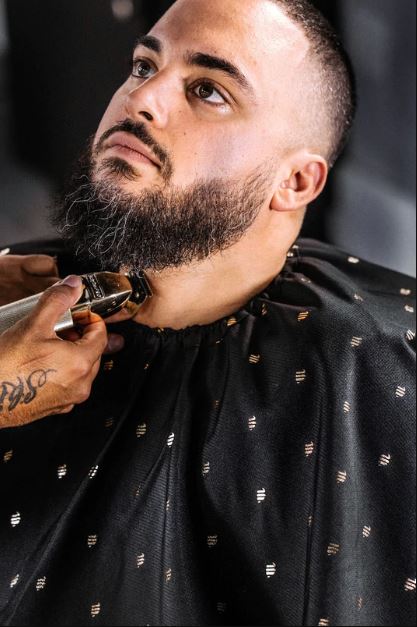 Barber Strong The Barber Cape 24K Gold Collection Black/Gold