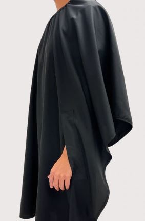 Barber Strong The Hands Free Barber Cape Solid Black