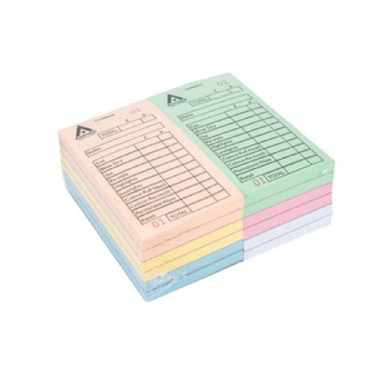Agenda Check Pads Assorted/Numbered 12 x 100