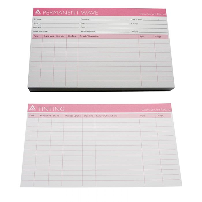 Agenda Record Cards Tinting RC2 (100)