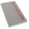 Agenda Appointment Book 3 Column Assistant Grey