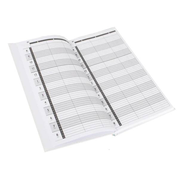 Agenda Appointment Book 3 Column Assistant Grey