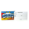 Agenda Makeup Appointment Cards Pop Art