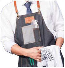 Agenda Barber Denim Apron