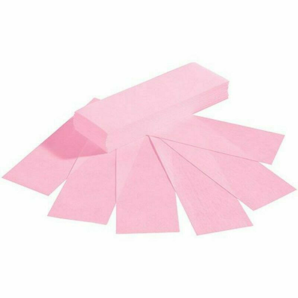Agenda Pink Paper Wax Strips (100)