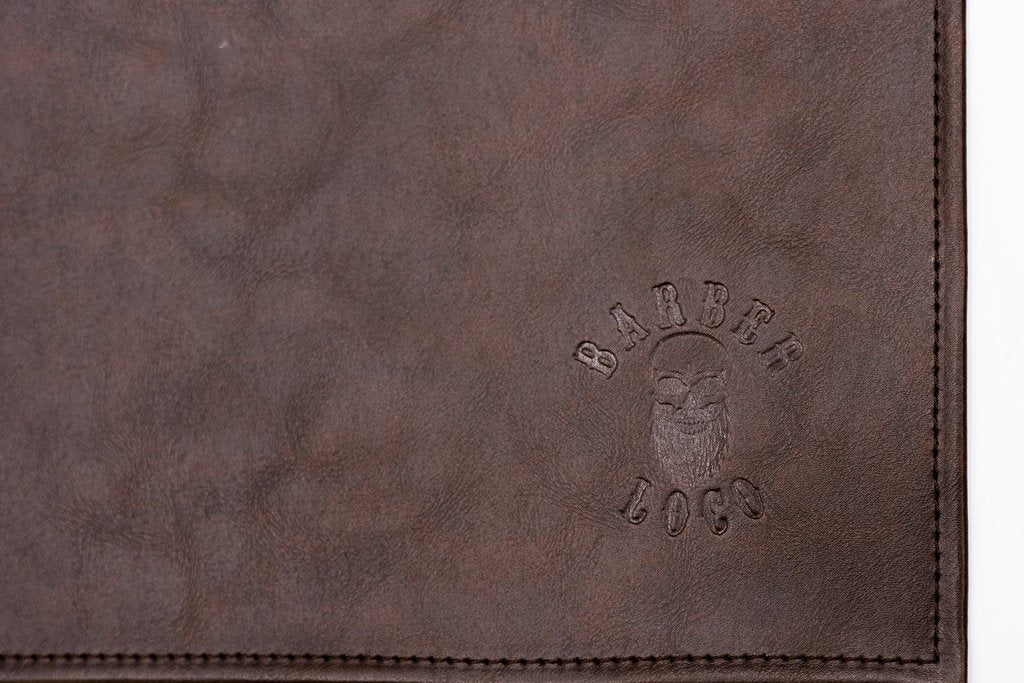 Barber Loco Brown Leather PU Apron