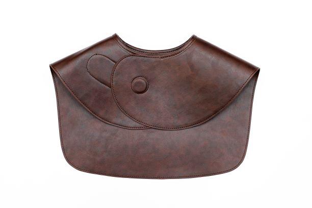 Barber Loco Brown Leather PU Cutting Collar
