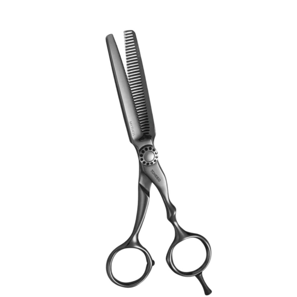 Tondeo Mythos Black Offset 36 Wave Thinning Scissors 5.75"
