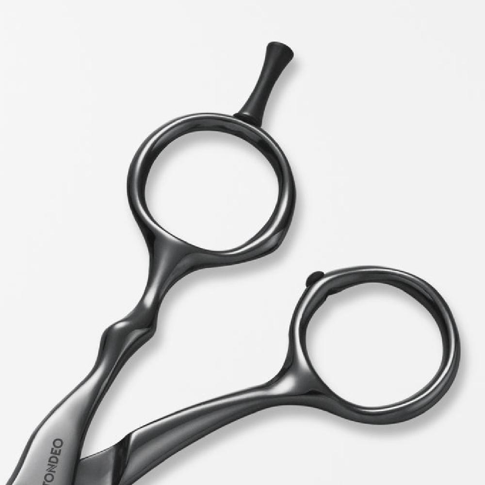 Tondeo Mythos Black Offset 36 Wave Thinning Scissors 5.75"