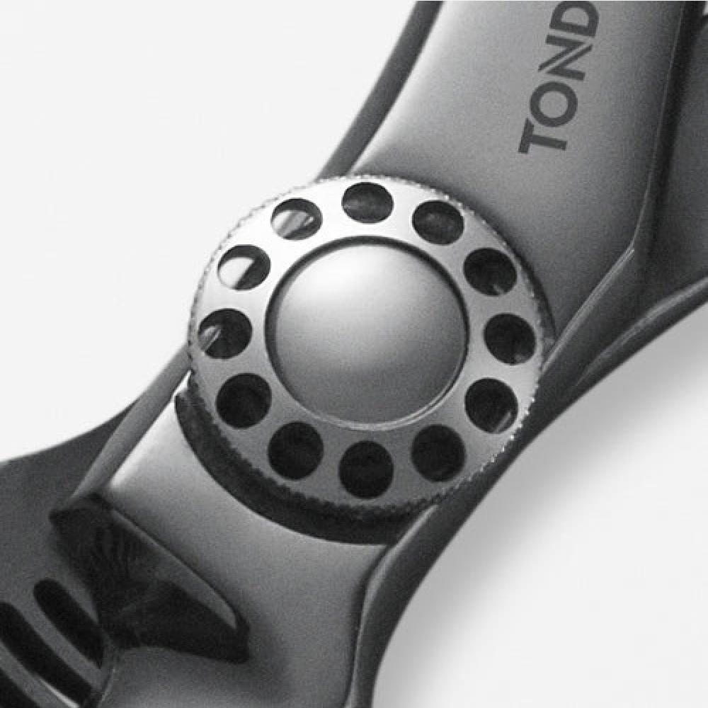 Tondeo Mythos Black Offset 36 Wave Thinning Scissors 5.75"