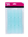 Head Gear Cling Hair Rollers - Light Blue 28mm (12)