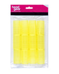 Head Gear Cling Hair Rollers - Yellow 32mm (12)