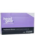 Head Gear Polythene Gloves Clear (100)