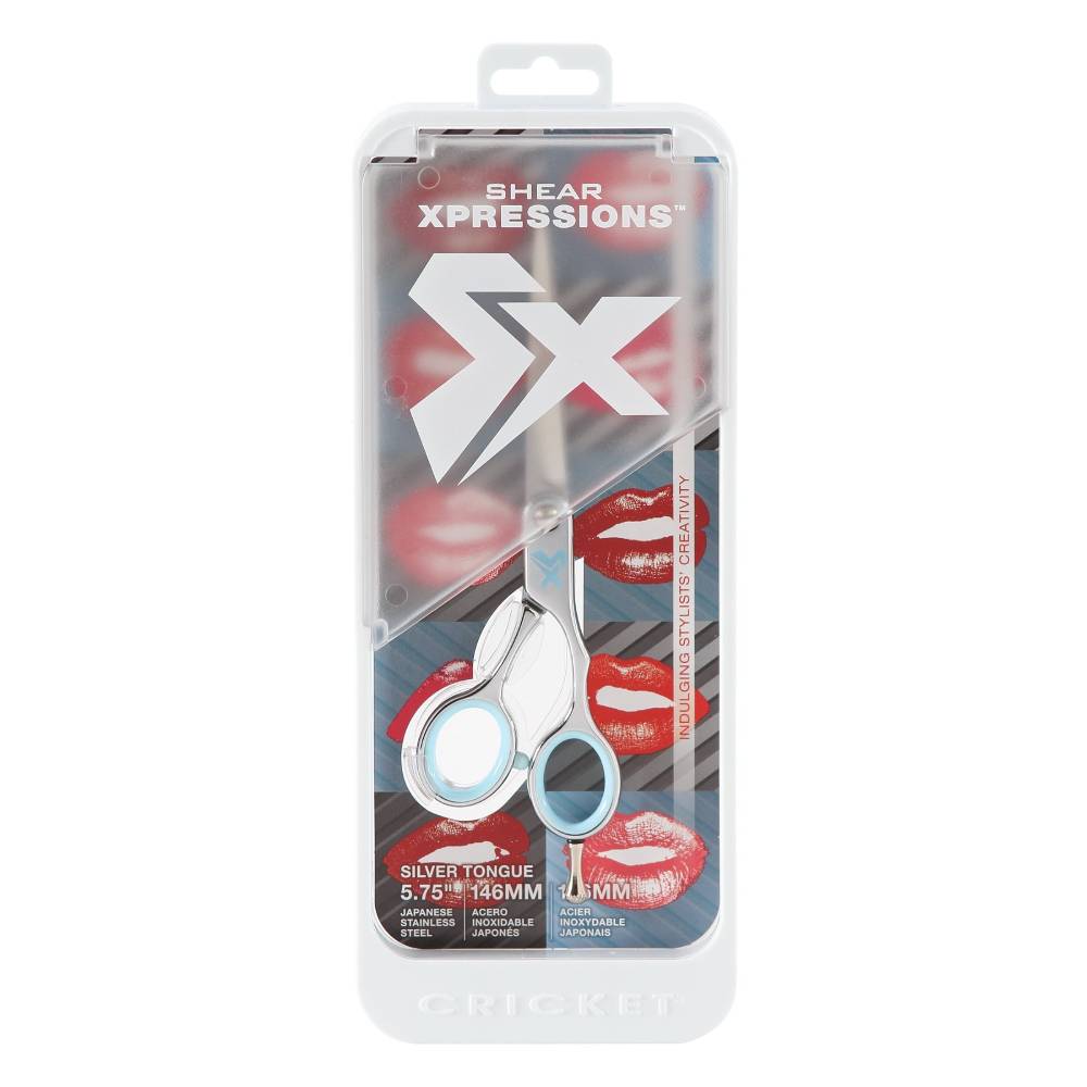 Cricket Shear Xpressions Silver Tongue Scissor 5.75"