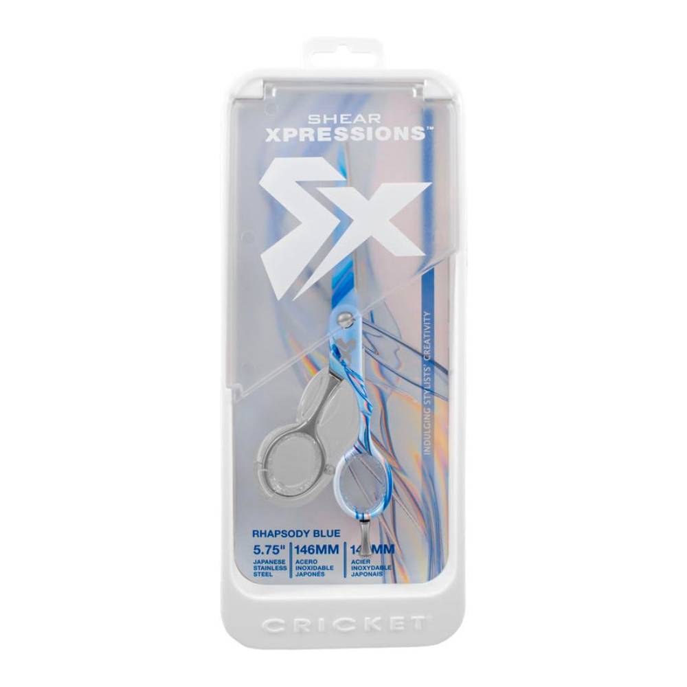 Cricket Shear Xpressions Rhapsody Blue Scissor 5.75"