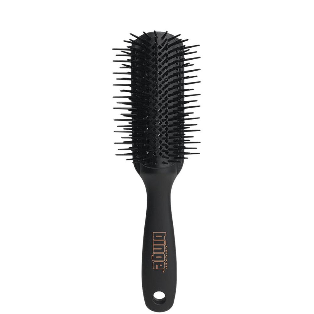 Cricket Binge Flow Styler 9 Row Brush Black