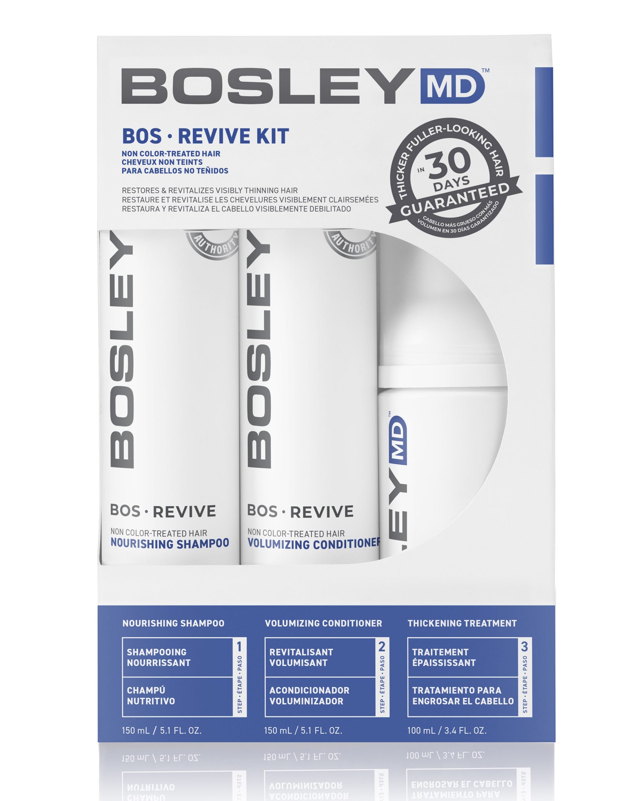 BosleyMD BosRevive Non Color-Treated Hair 30 Day Kit