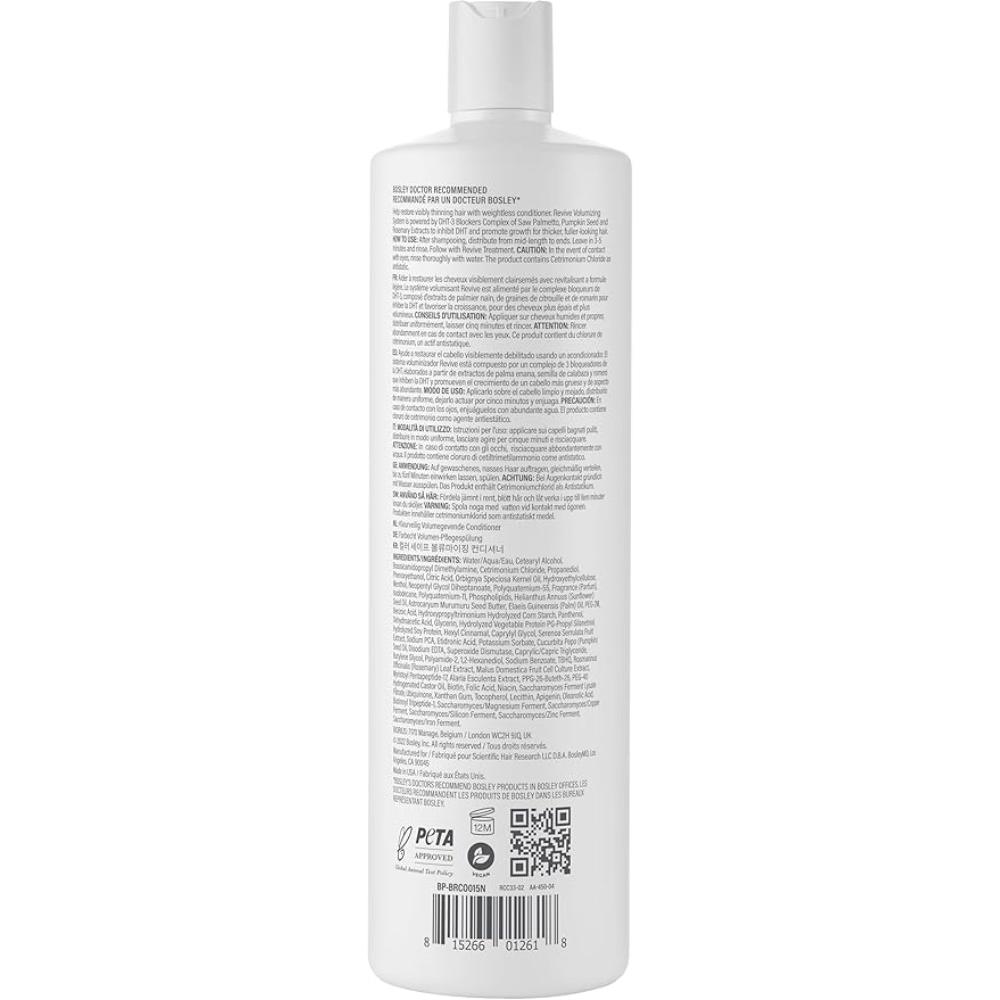 BosleyMD BosRevive Colour Safe Volumising Conditioner 1000ml